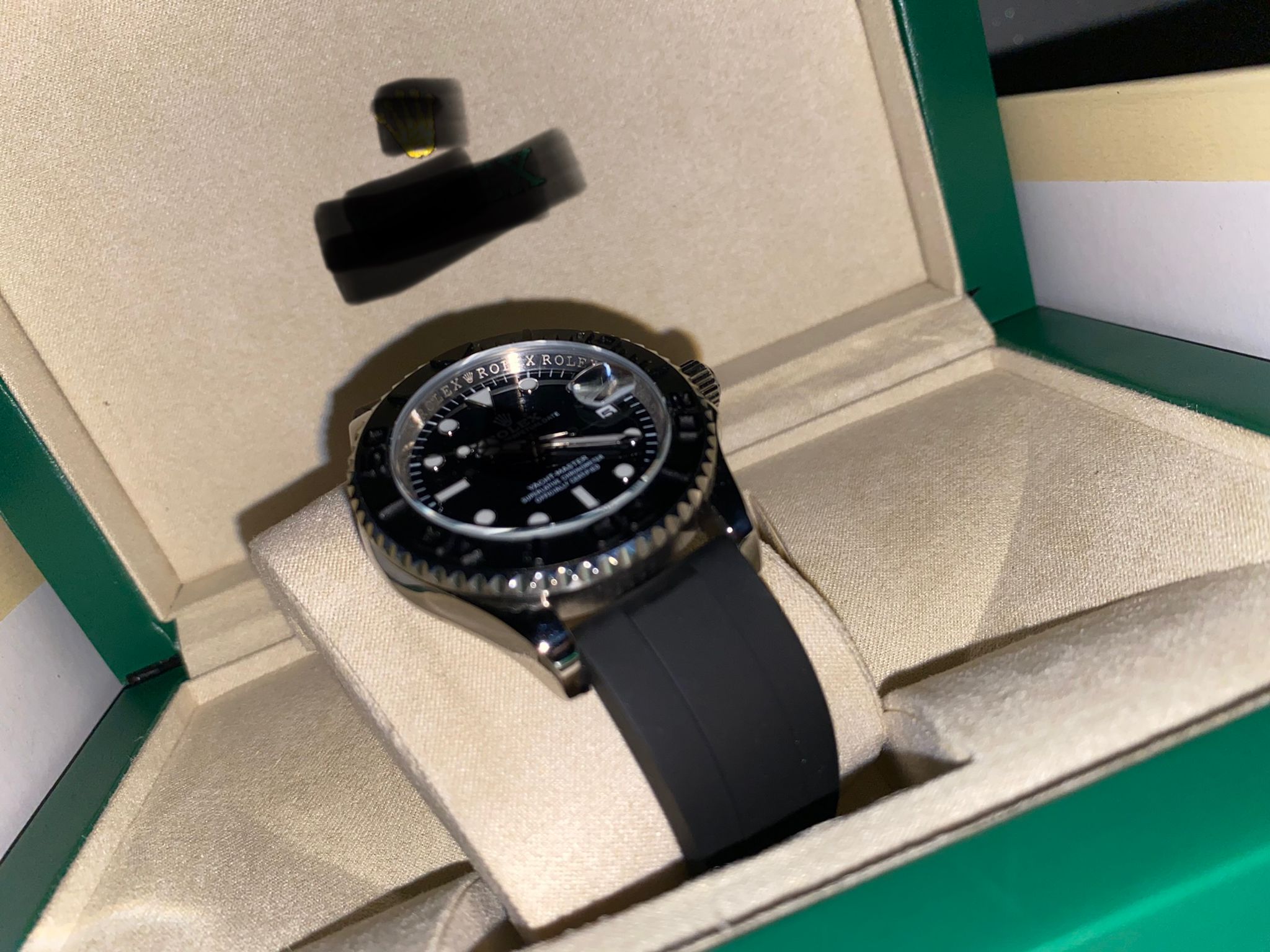 Rolex yacht master zilver