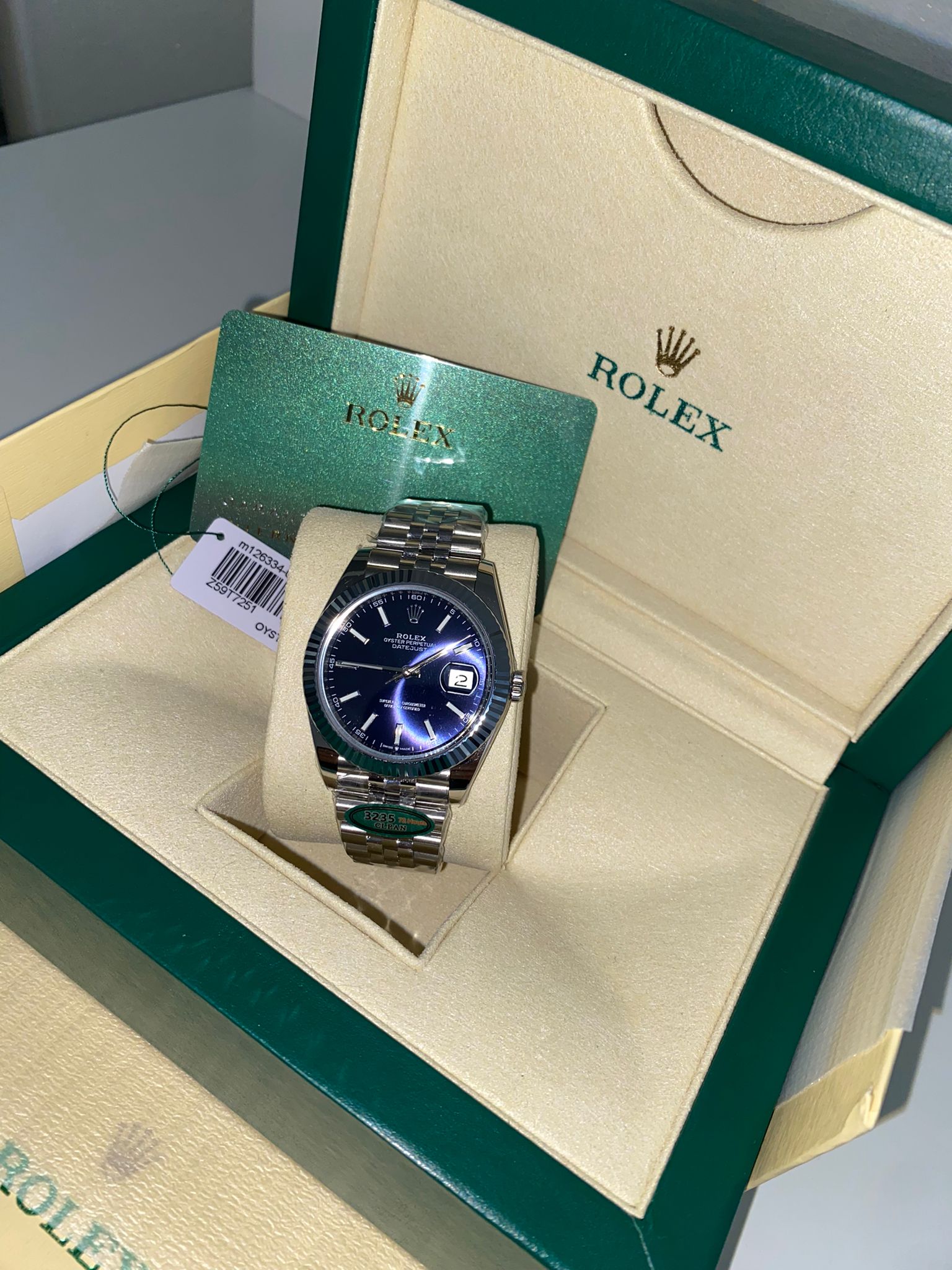 Rolex Datejust Blauw (Super)