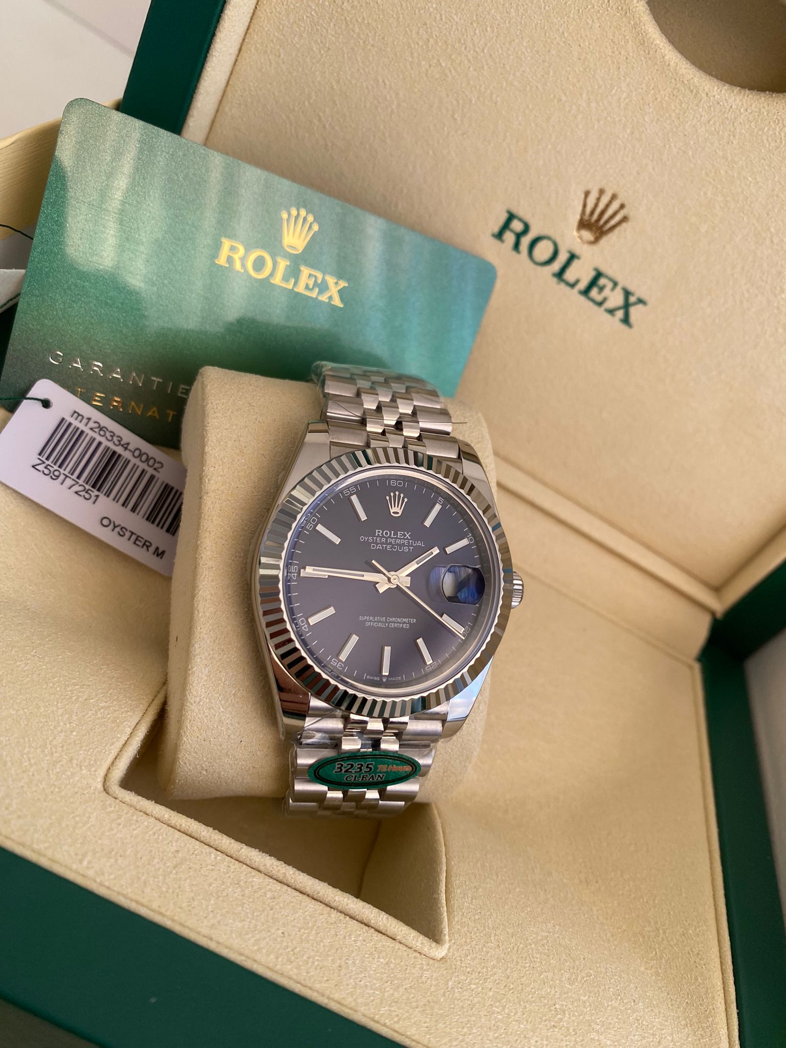 Rolex Datejust Blauw (Super)