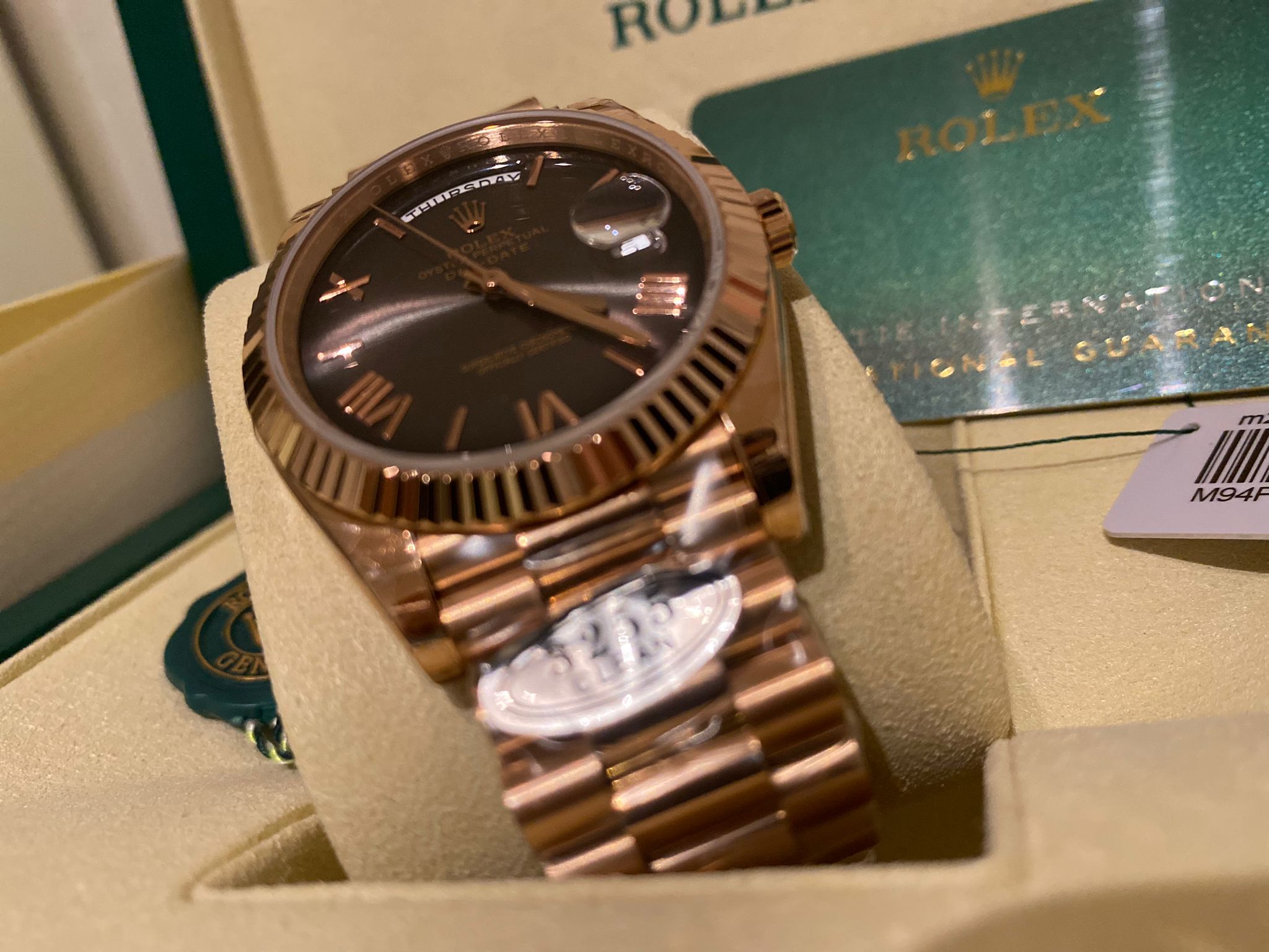Rolex Daydate Evarose Gold (Super)