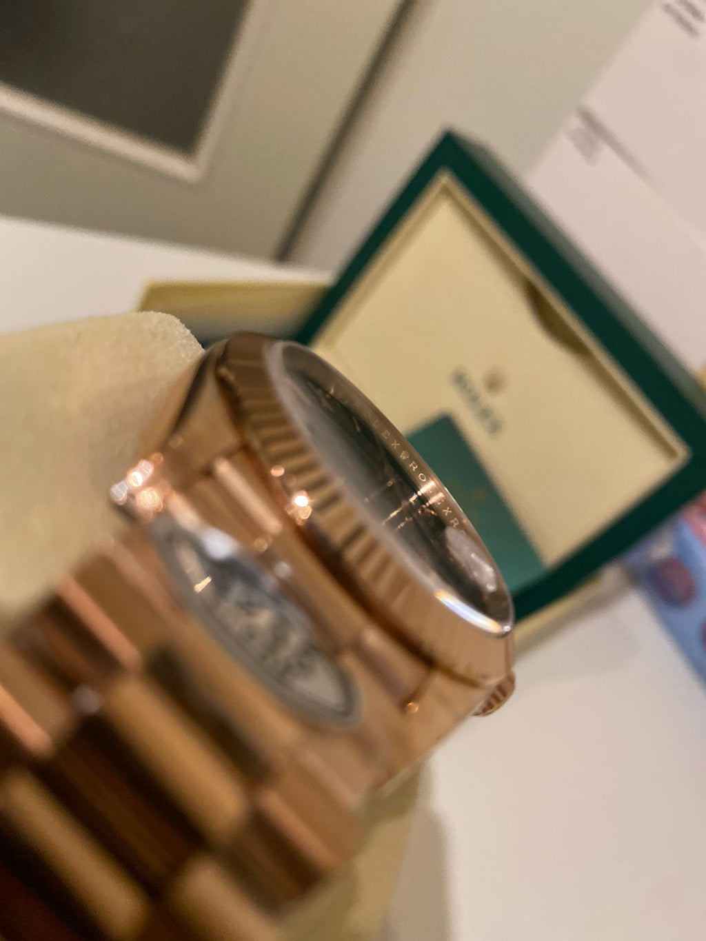 Rolex Daydate Evarose Gold (Super)